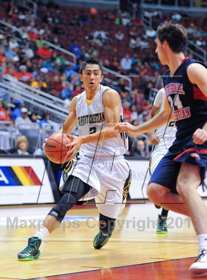Thumbnail 2 in Scottsdale Christian Academy vs. Gilbert Christian (AIA D3 Semifinals) photogallery.