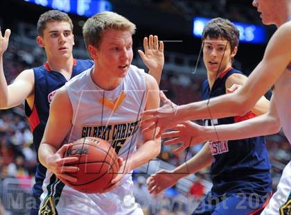 Thumbnail 1 in Scottsdale Christian Academy vs. Gilbert Christian (AIA D3 Semifinals) photogallery.
