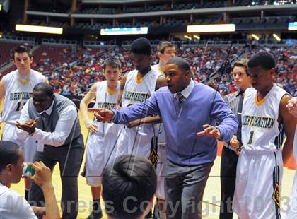 Thumbnail 3 in Scottsdale Christian Academy vs. Gilbert Christian (AIA D3 Semifinals) photogallery.