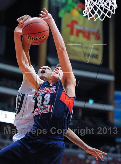 Thumbnail 2 in Scottsdale Christian Academy vs. Gilbert Christian (AIA D3 Semifinals) photogallery.