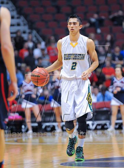 Thumbnail 3 in Scottsdale Christian Academy vs. Gilbert Christian (AIA D3 Semifinals) photogallery.