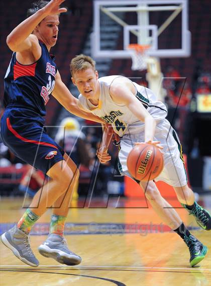 Thumbnail 2 in Scottsdale Christian Academy vs. Gilbert Christian (AIA D3 Semifinals) photogallery.