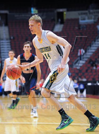 Thumbnail 3 in Scottsdale Christian Academy vs. Gilbert Christian (AIA D3 Semifinals) photogallery.