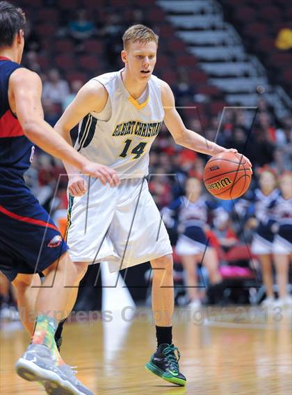 Thumbnail 2 in Scottsdale Christian Academy vs. Gilbert Christian (AIA D3 Semifinals) photogallery.