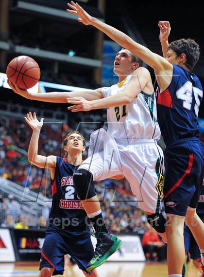Thumbnail 1 in Scottsdale Christian Academy vs. Gilbert Christian (AIA D3 Semifinals) photogallery.