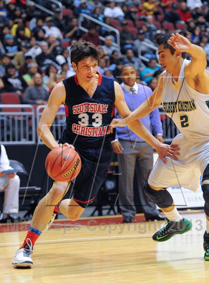Thumbnail 1 in Scottsdale Christian Academy vs. Gilbert Christian (AIA D3 Semifinals) photogallery.