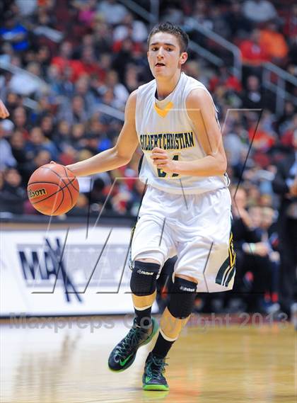 Thumbnail 2 in Scottsdale Christian Academy vs. Gilbert Christian (AIA D3 Semifinals) photogallery.