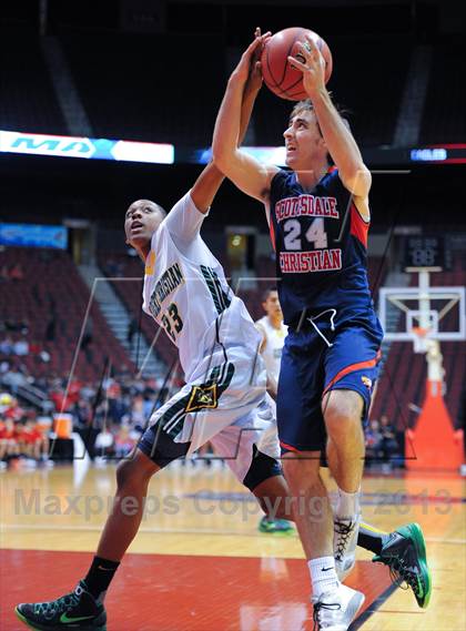 Thumbnail 1 in Scottsdale Christian Academy vs. Gilbert Christian (AIA D3 Semifinals) photogallery.