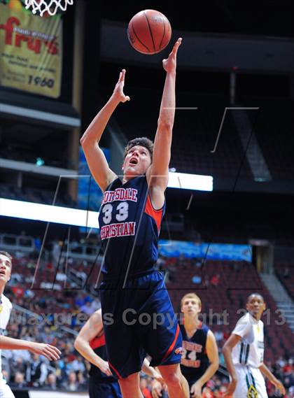 Thumbnail 3 in Scottsdale Christian Academy vs. Gilbert Christian (AIA D3 Semifinals) photogallery.