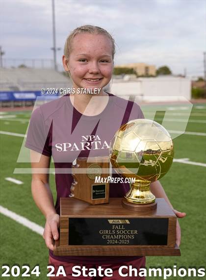 Thumbnail 3 in Northland Prep Academy vs Show Low (AIA-2A Awards) photogallery.