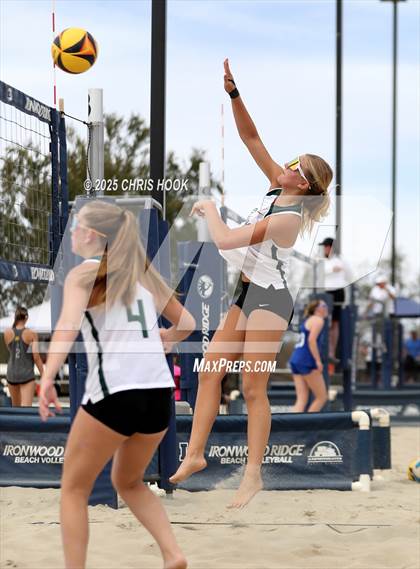 Thumbnail 2 in Ironwood Ridge vs. Mountain Ridge (CatBox Classic Beach Invitational) photogallery.