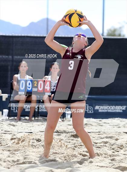 Thumbnail 2 in Ironwood Ridge vs. Mountain Ridge (CatBox Classic Beach Invitational) photogallery.