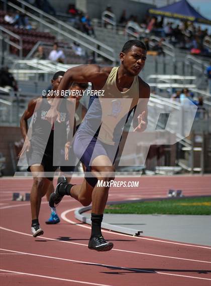 Thumbnail 3 in Golden League CIF Finals (Boys Sprints & Hurdles) photogallery.
