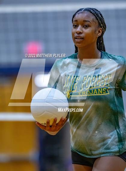 Thumbnail 1 in Cape Fear vs Pine Forest (Jack Britt's 19th Annual Volleyball Jamboree)(scrimmage) photogallery.