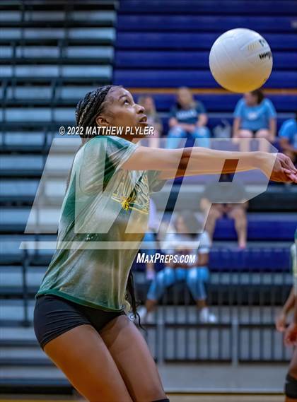Thumbnail 1 in Cape Fear vs Pine Forest (Jack Britt's 19th Annual Volleyball Jamboree)(scrimmage) photogallery.