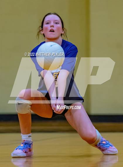 Thumbnail 3 in Cape Fear vs Pine Forest (Jack Britt's 19th Annual Volleyball Jamboree)(scrimmage) photogallery.