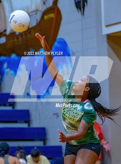 Thumbnail 3 in Cape Fear vs Pine Forest (Jack Britt's 19th Annual Volleyball Jamboree)(scrimmage) photogallery.