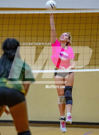 Thumbnail 1 in Cape Fear vs Pine Forest (Jack Britt's 19th Annual Volleyball Jamboree)(scrimmage) photogallery.