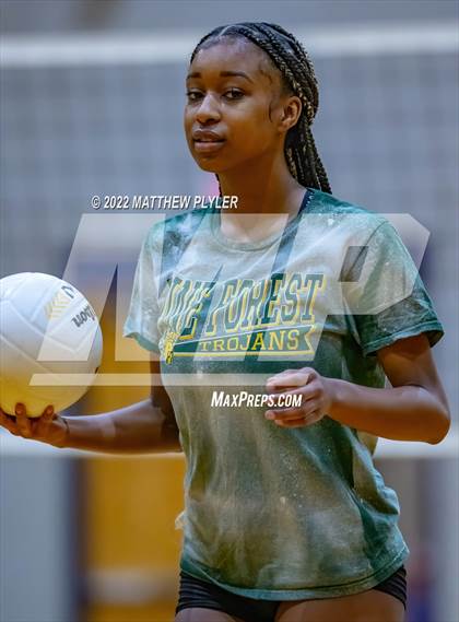 Thumbnail 3 in Cape Fear vs Pine Forest (Jack Britt's 19th Annual Volleyball Jamboree)(scrimmage) photogallery.