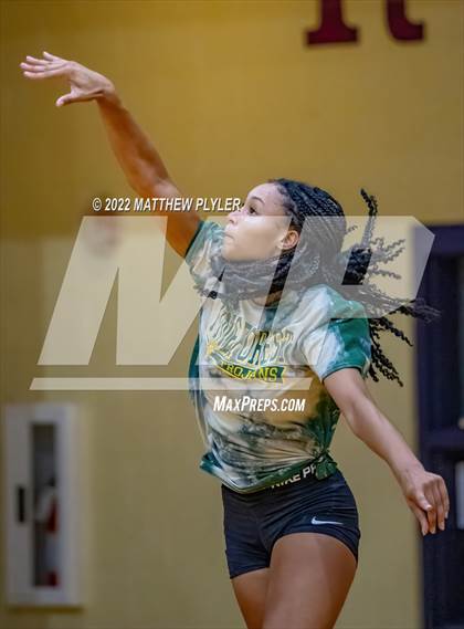 Thumbnail 1 in Cape Fear vs Pine Forest (Jack Britt's 19th Annual Volleyball Jamboree)(scrimmage) photogallery.