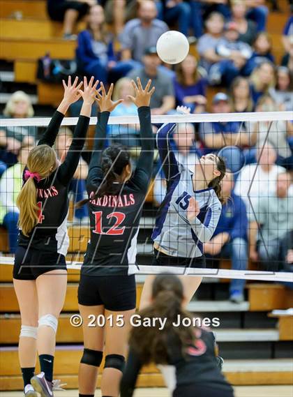 Thumbnail 3 in Stone Ridge Christian vs. Woodland Christian (CIF SJS D6 Final) photogallery.