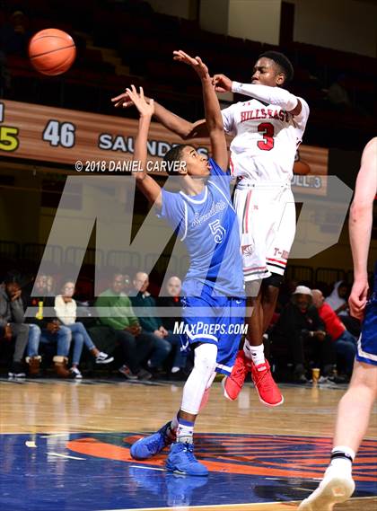 Thumbnail 2 in Half Hollow Hills East @ Saunders Trades & Tech (Slam Dunk Tournament) photogallery.