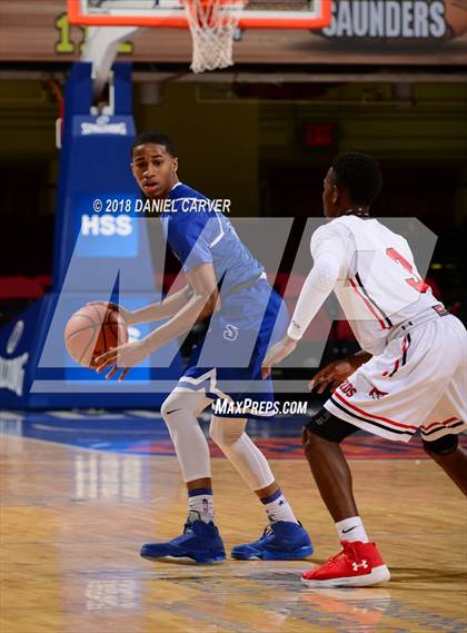 Thumbnail 2 in Half Hollow Hills East @ Saunders Trades & Tech (Slam Dunk Tournament) photogallery.