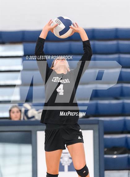Thumbnail 1 in Stacey vs. Atonement Academy (Hondo Volleyball Tournament) photogallery.