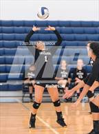 Photo from the gallery "Stacey vs. Atonement Academy (Hondo Volleyball Tournament)"