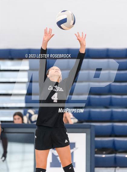 Thumbnail 1 in Stacey vs. Atonement Academy (Hondo Volleyball Tournament) photogallery.