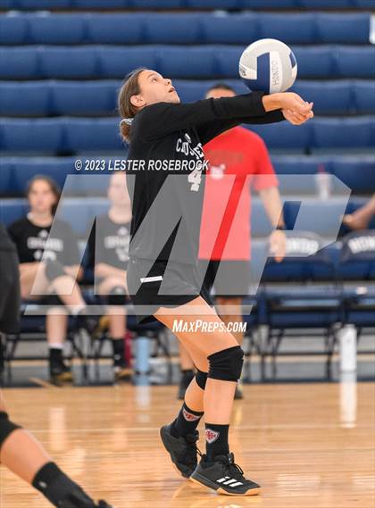 Thumbnail 2 in Stacey vs. Atonement Academy (Hondo Volleyball Tournament) photogallery.