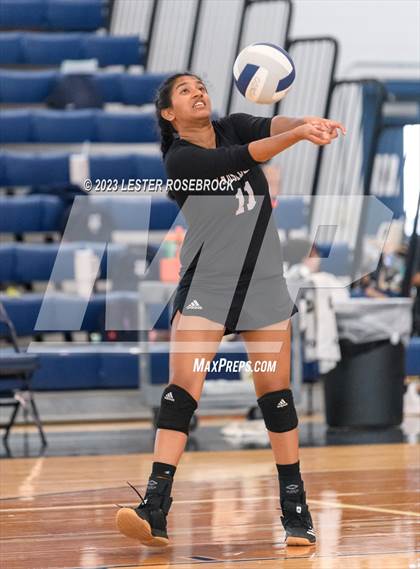 Thumbnail 1 in Stacey vs. Atonement Academy (Hondo Volleyball Tournament) photogallery.