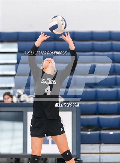 Thumbnail 3 in Stacey vs. Atonement Academy (Hondo Volleyball Tournament) photogallery.