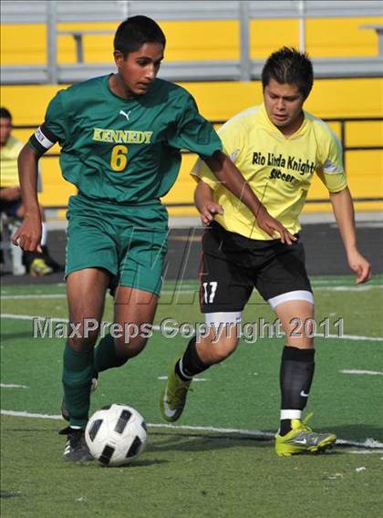 Thumbnail 3 in Kennedy @ Rio Linda (CIF SJS D2 Playoffs) photogallery.