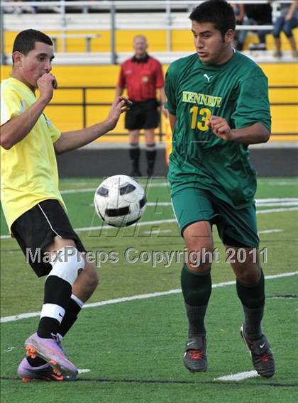 Thumbnail 1 in Kennedy @ Rio Linda (CIF SJS D2 Playoffs) photogallery.