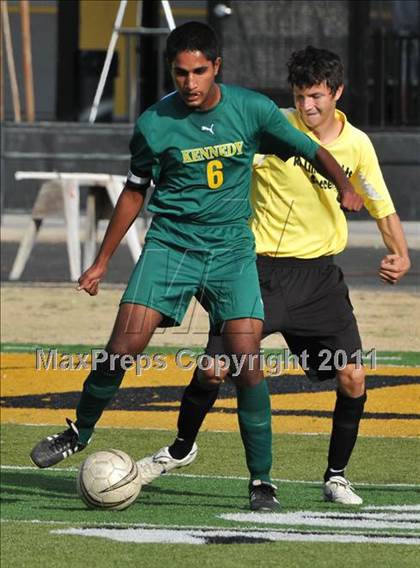 Thumbnail 2 in Kennedy @ Rio Linda (CIF SJS D2 Playoffs) photogallery.