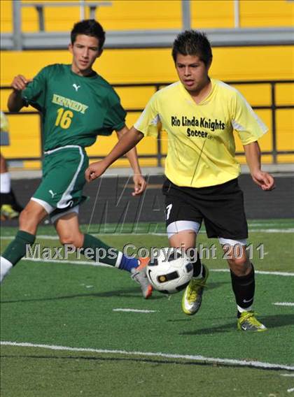 Thumbnail 1 in Kennedy @ Rio Linda (CIF SJS D2 Playoffs) photogallery.
