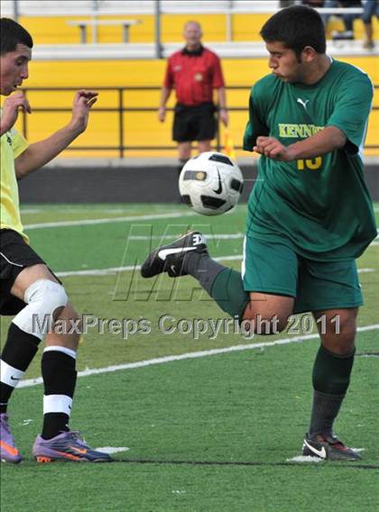 Thumbnail 3 in Kennedy @ Rio Linda (CIF SJS D2 Playoffs) photogallery.