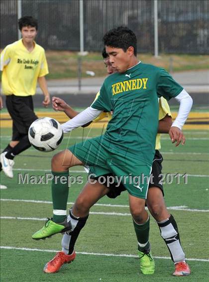 Thumbnail 2 in Kennedy @ Rio Linda (CIF SJS D2 Playoffs) photogallery.