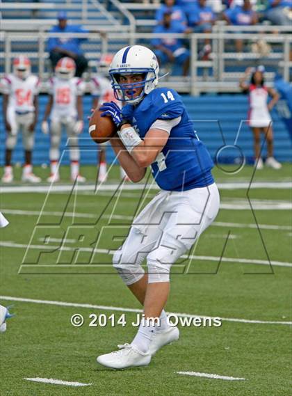 Thumbnail 1 in East St. Louis @ St. Xavier (2014 Crosstown Showdown) photogallery.
