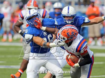 Thumbnail 1 in East St. Louis @ St. Xavier (2014 Crosstown Showdown) photogallery.