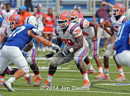 Thumbnail 3 in East St. Louis @ St. Xavier (2014 Crosstown Showdown) photogallery.