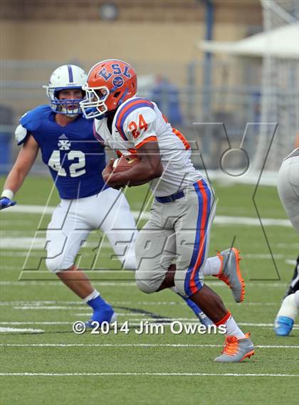 Thumbnail 3 in East St. Louis @ St. Xavier (2014 Crosstown Showdown) photogallery.