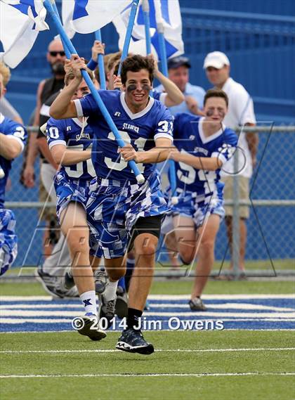 Thumbnail 3 in East St. Louis @ St. Xavier (2014 Crosstown Showdown) photogallery.