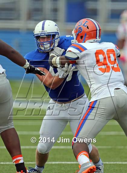 Thumbnail 1 in East St. Louis @ St. Xavier (2014 Crosstown Showdown) photogallery.