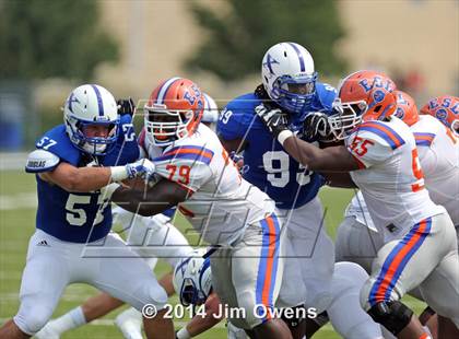 Thumbnail 3 in East St. Louis @ St. Xavier (2014 Crosstown Showdown) photogallery.