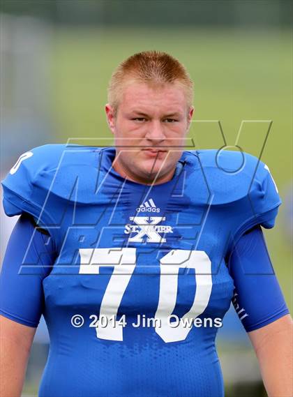 Thumbnail 2 in East St. Louis @ St. Xavier (2014 Crosstown Showdown) photogallery.