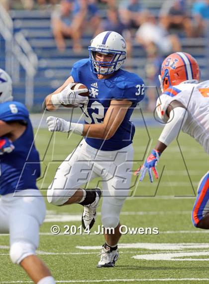 Thumbnail 1 in East St. Louis @ St. Xavier (2014 Crosstown Showdown) photogallery.
