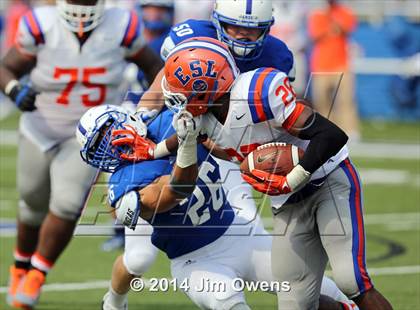 Thumbnail 3 in East St. Louis @ St. Xavier (2014 Crosstown Showdown) photogallery.