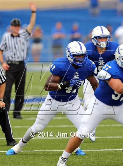 Thumbnail 3 in East St. Louis @ St. Xavier (2014 Crosstown Showdown) photogallery.